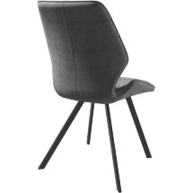 Стул DikLine 242PRO B28 ANTRACITE, ножки черные