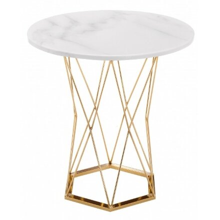 Стол деревянный Melan white / gold 