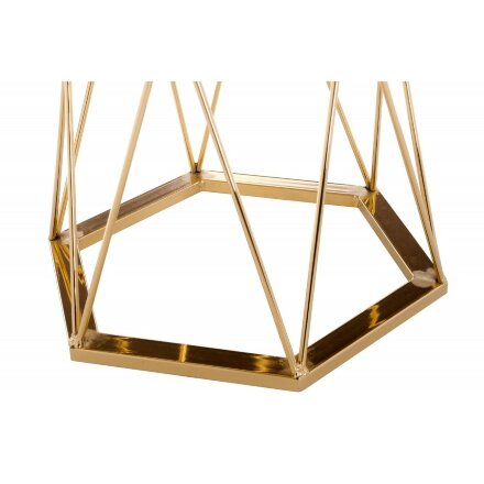 Стол деревянный Melan white / gold 