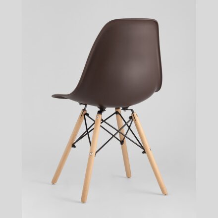 Стул Eames DSW коричневый x4 