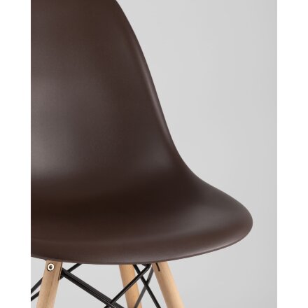 Стул Eames DSW коричневый x4 