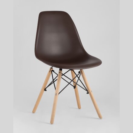 Стул Eames DSW коричневый x4 