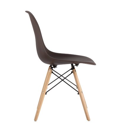 Стул Eames DSW коричневый x4 