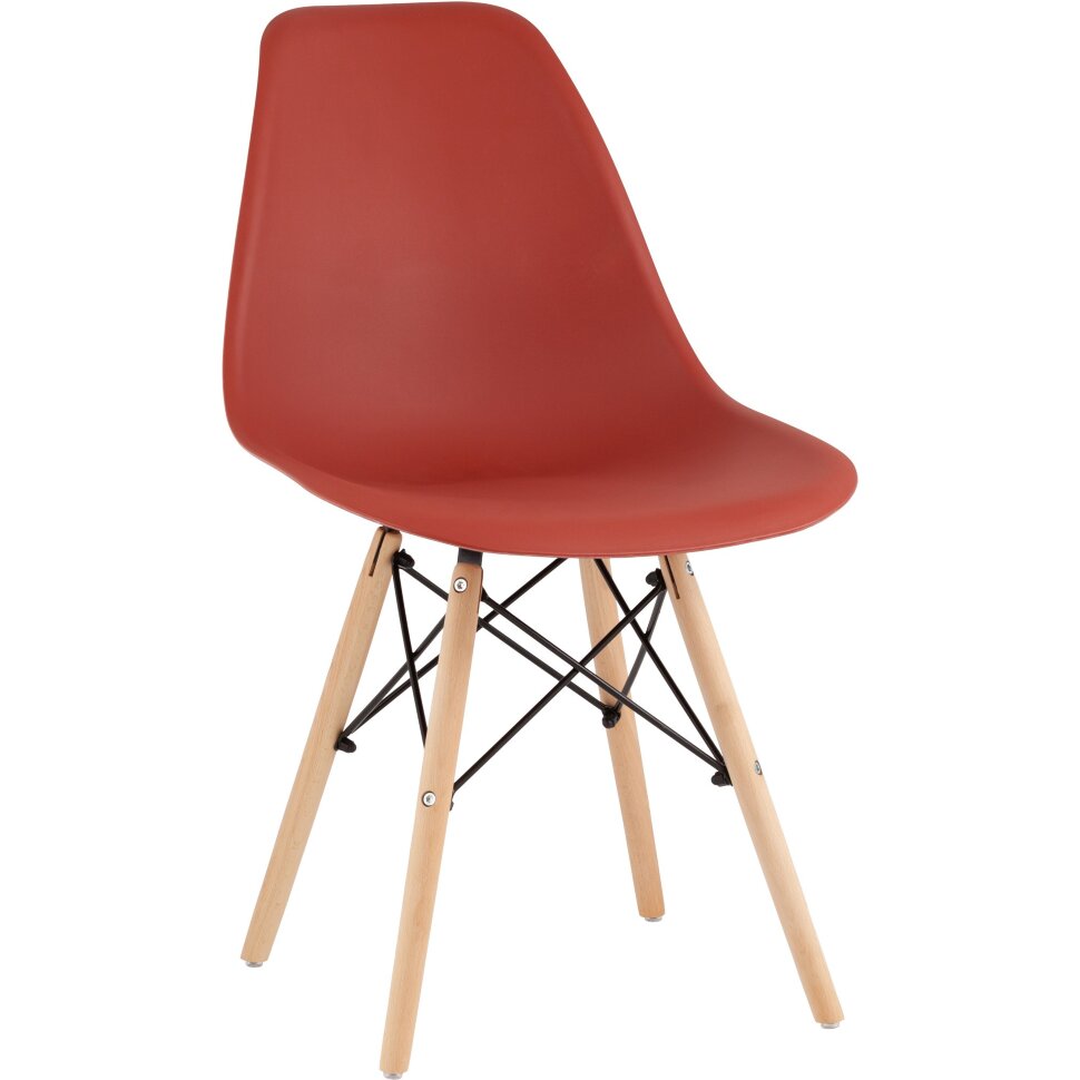 Стул Eames Style DSW терракотовый (разборный каркас) Стул Eames Style DSW терракотовый (разборный каркас)