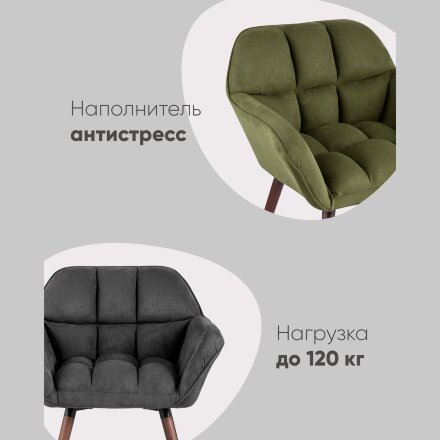 Кресло Брайан глубокий синий NC 