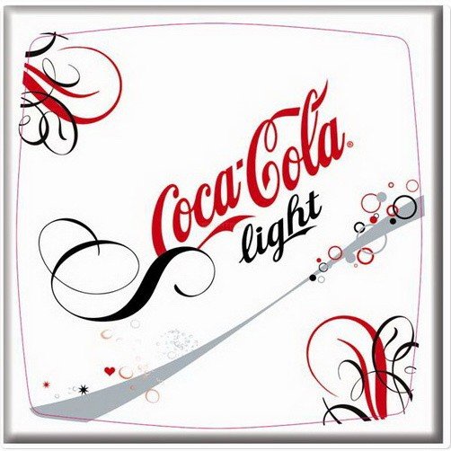 Прямоугольная столешница Werzalit (70х120 см) coca cola lightl печать Белый Прямоугольная столешница Werzalit (70х120 см) coca cola lightl печать Белый