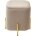 Пуф для гостиной ARES BLUVEL-40 BEIGE / GOLD М-City 